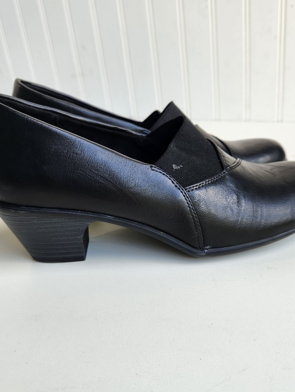 Easy Street Darcy Ankle Loafers Black Women's Size 7 M